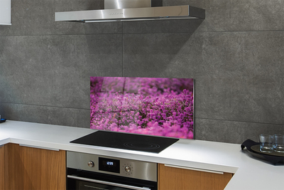 Painel de vidro Campo de urze