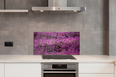 Painel de vidro Campo de urze