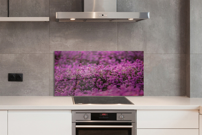 Painel de vidro Campo de urze