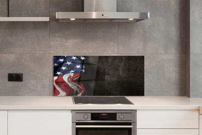 Painel de vidro Bandeira dos Estados Unidos