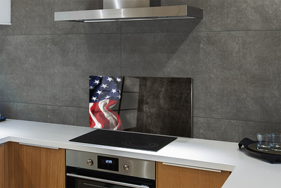 Painel de vidro Bandeira dos Estados Unidos