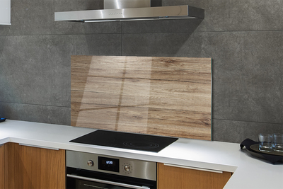 Painel de vidro Grãos e nós da madeira