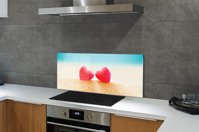 Painel de vidro Mar do Coração