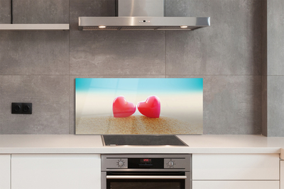 Painel de vidro Mar do Coração