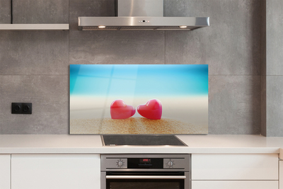 Painel de vidro Mar do Coração