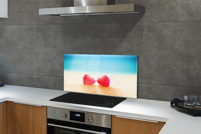 Painel de vidro Mar do Coração