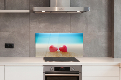 Painel de vidro Mar do Coração