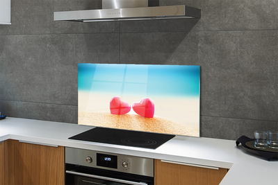 Painel de vidro Mar do Coração