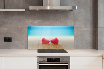 Painel de vidro Mar do Coração