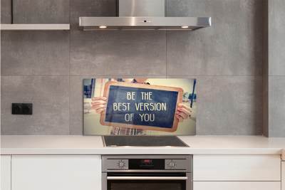 Painel de vidro Placa de inscrição