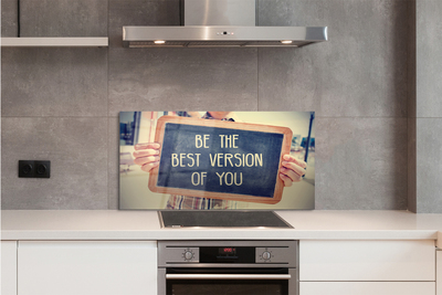 Painel de vidro Placa de inscrição