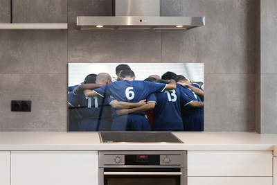 Painel de vidro Jogadores de futebol