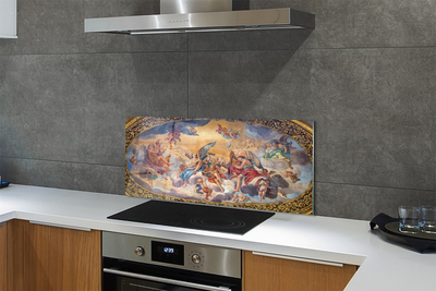 Painel de vidro Pintura de Anjos de Roma