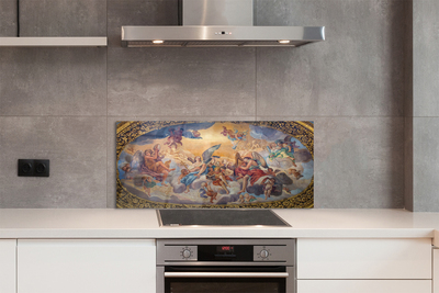 Painel de vidro Pintura de Anjos de Roma