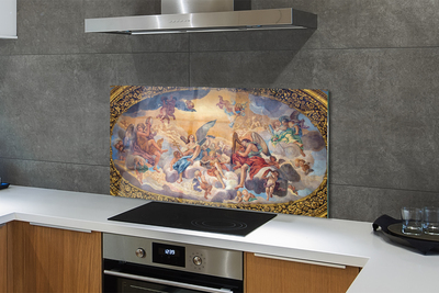 Painel de vidro Pintura de Anjos de Roma