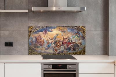 Painel de vidro Pintura de Anjos de Roma