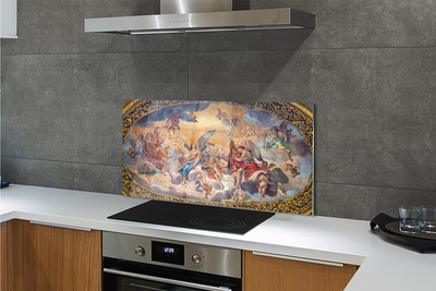 Painel de vidro Pintura de Anjos de Roma