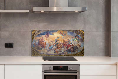 Painel de vidro Pintura de Anjos de Roma