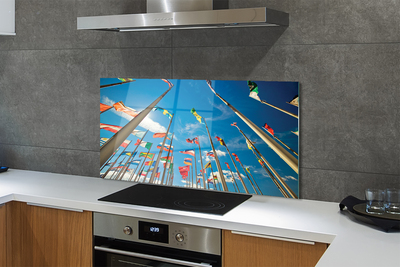 Painel de vidro Várias bandeiras