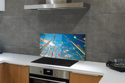 Painel de vidro Várias bandeiras