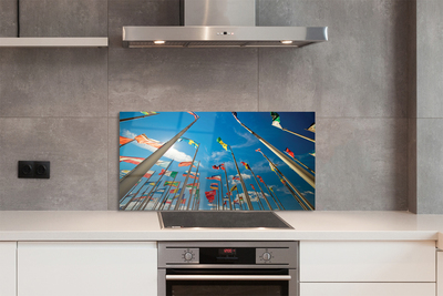 Painel de vidro Várias bandeiras