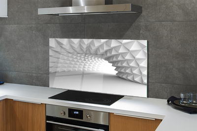 Painel de vidro Túnel cônico 3D