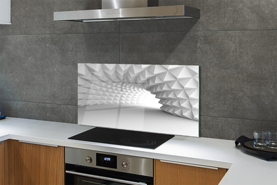 Painel de vidro Túnel cônico 3D