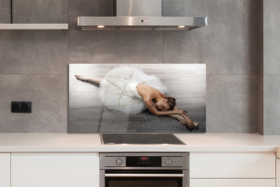 Painel de vidro Vestido de bailarina branco feminino