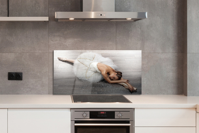 Painel de vidro Vestido de bailarina branco feminino