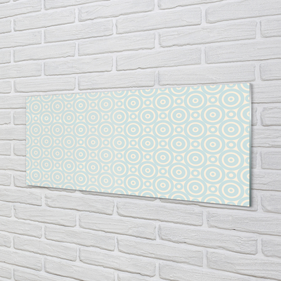 Painel de vidro Círculos geométricos