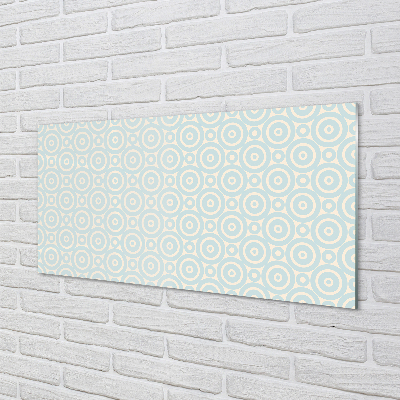 Painel de vidro Círculos geométricos