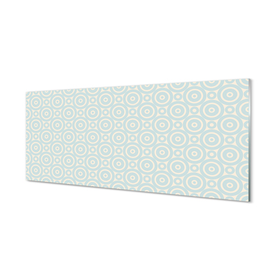 Painel de vidro Círculos geométricos