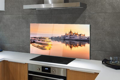 Painel de vidro Navio do mar ocidental