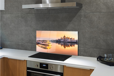 Painel de vidro Navio do mar ocidental