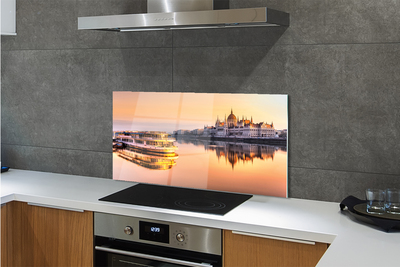 Painel de vidro Navio do mar ocidental