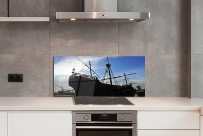 Painel de vidro Navio do Céu