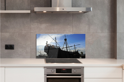 Painel de vidro Navio do Céu