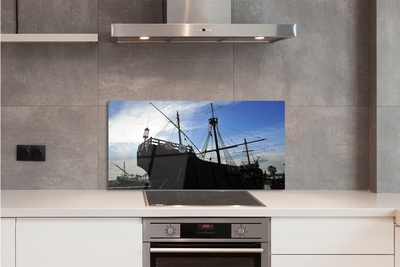 Painel de vidro Navio do Céu