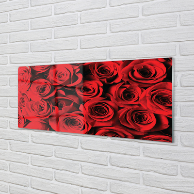 Painel de vidro Rosas