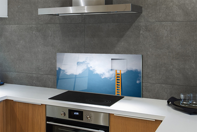 Painel de vidro Escada para o Céu