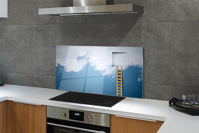 Painel de vidro Escada para o Céu