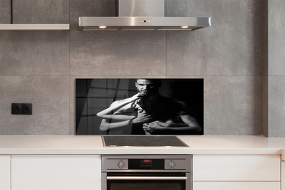 Painel de vidro Mulher homem