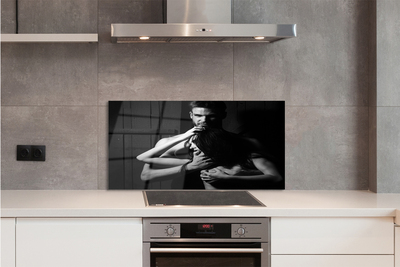 Painel de vidro Mulher homem