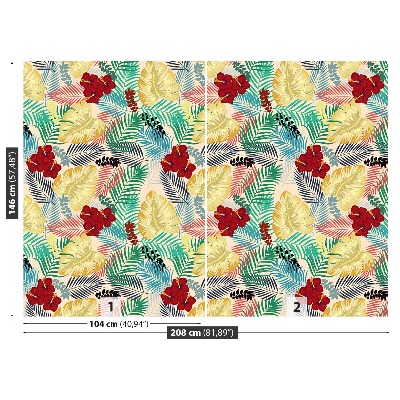 Papel de parede Flores de Monstera