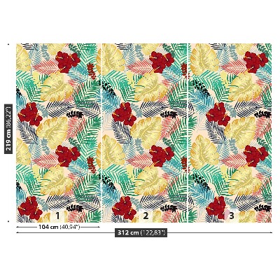 Papel de parede Flores de Monstera