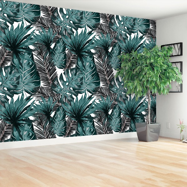 Mural de parede Folhas tropicais