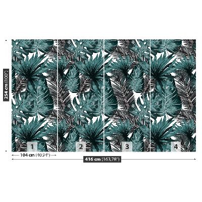 Mural de parede Folhas tropicais
