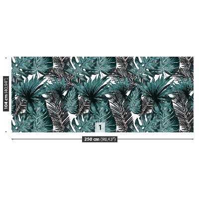 Mural de parede Folhas tropicais