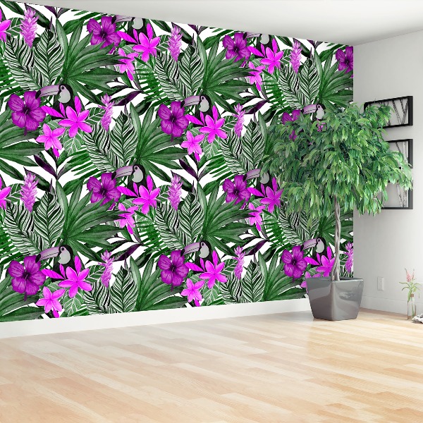 Papel de parede Palmeira Tucano