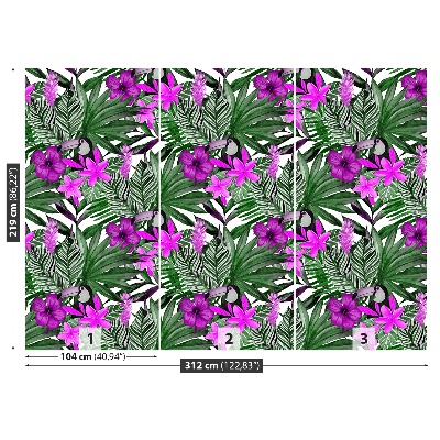 Papel de parede Palmeira Tucano